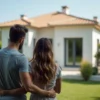 una pareja busca una vivienda unifamiliar para comprar vivienda en pareja