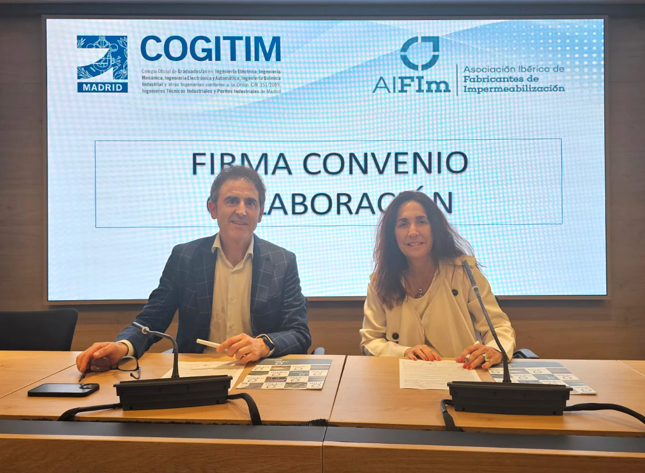 Convenio AIFIm COGITIM impermeabilización eficiente calidad construcción