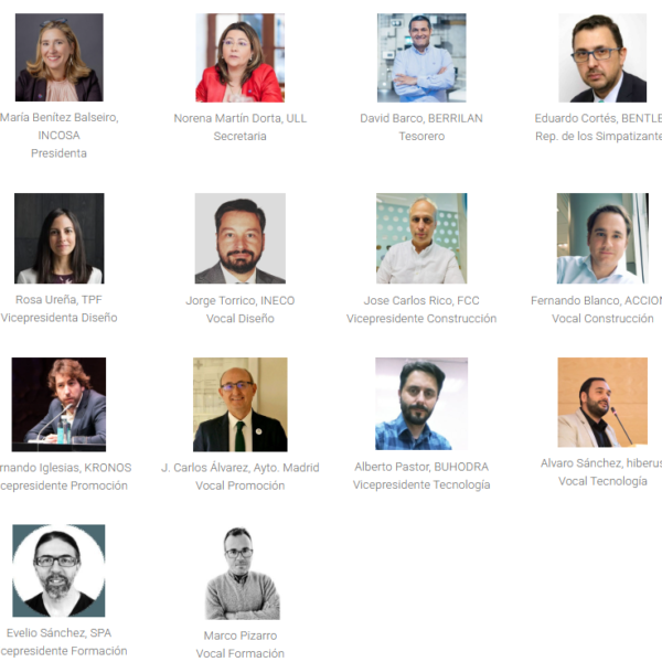 Nueva Junta Directiva buildingSMART Spain con María Benítez