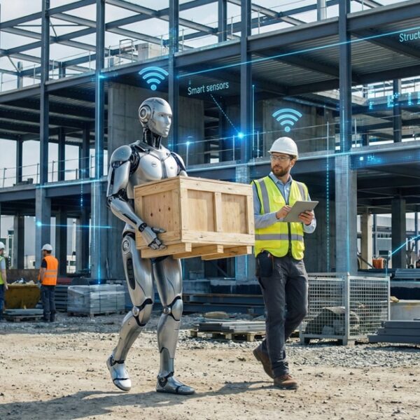 Robot humanoide y tecnología de construcción inteligente
