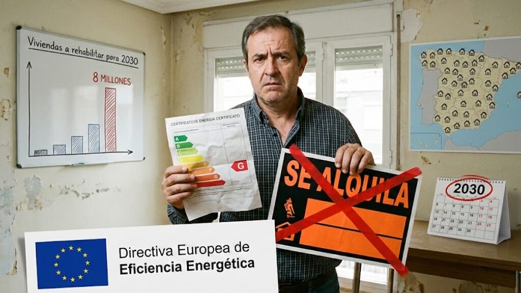Rehabilitación energética viviendas España 2030 certificación E