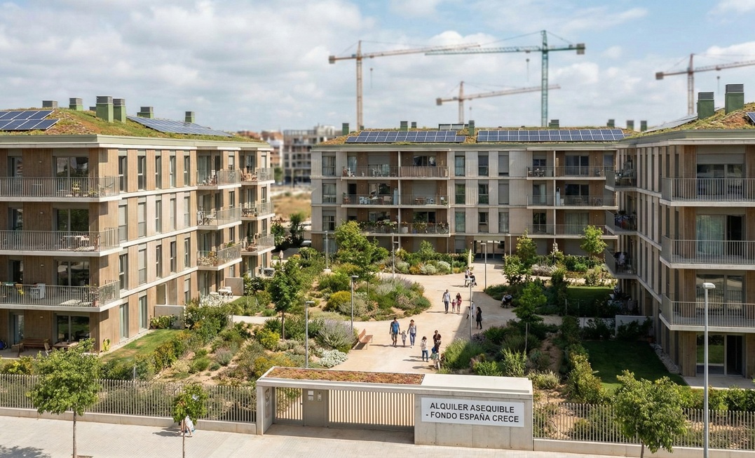 viviendas de alquiler asequible impulsadas por el Fondo España Crece