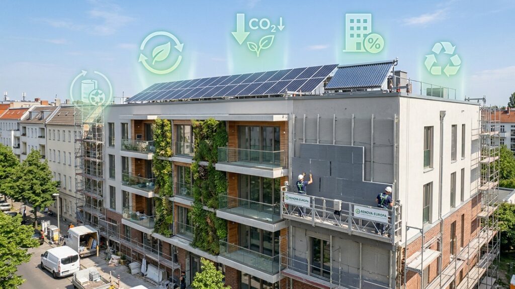 descarbonización de edificios según directrices de la Comisión Europea