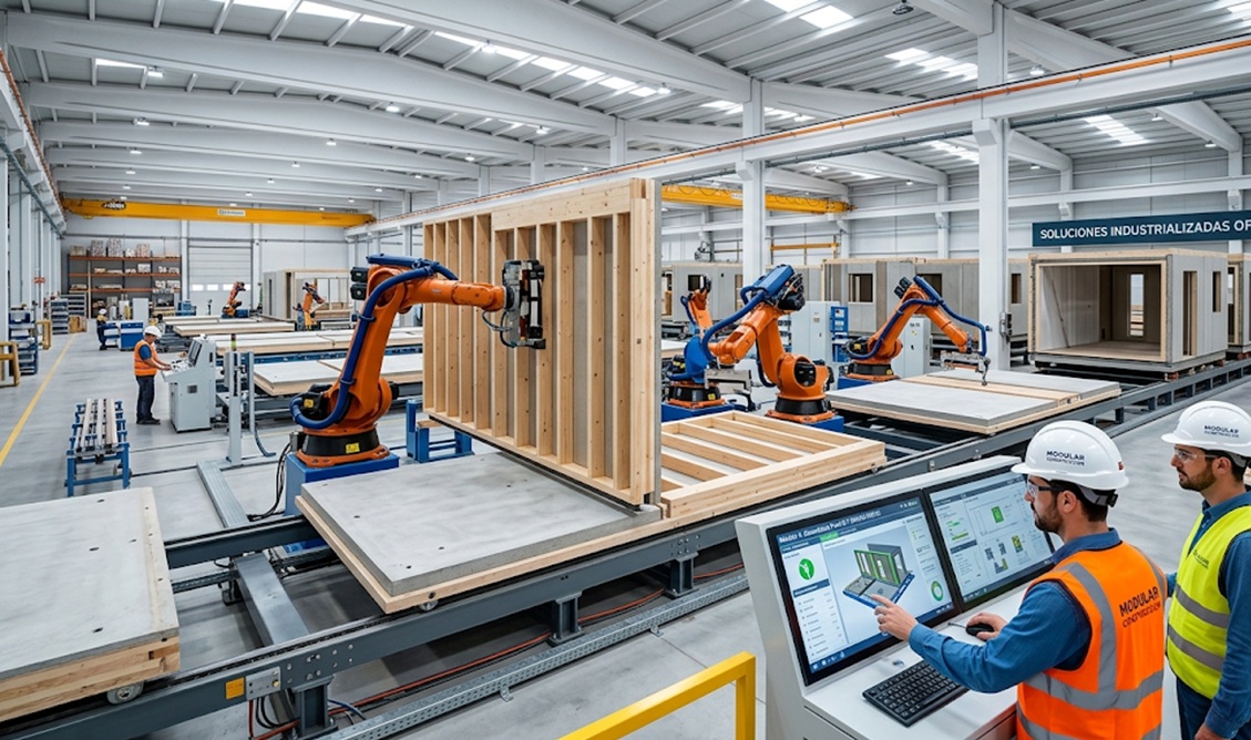Planta de fabricación automatizada vinculada al PERTE de industrialización de la vivienda