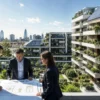 Complejo residencial y living recién construido de alta eficiencia energética para inversión institucional