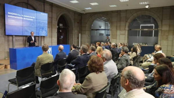 Carabante en momento de la presentación de MADRIDdbp ok