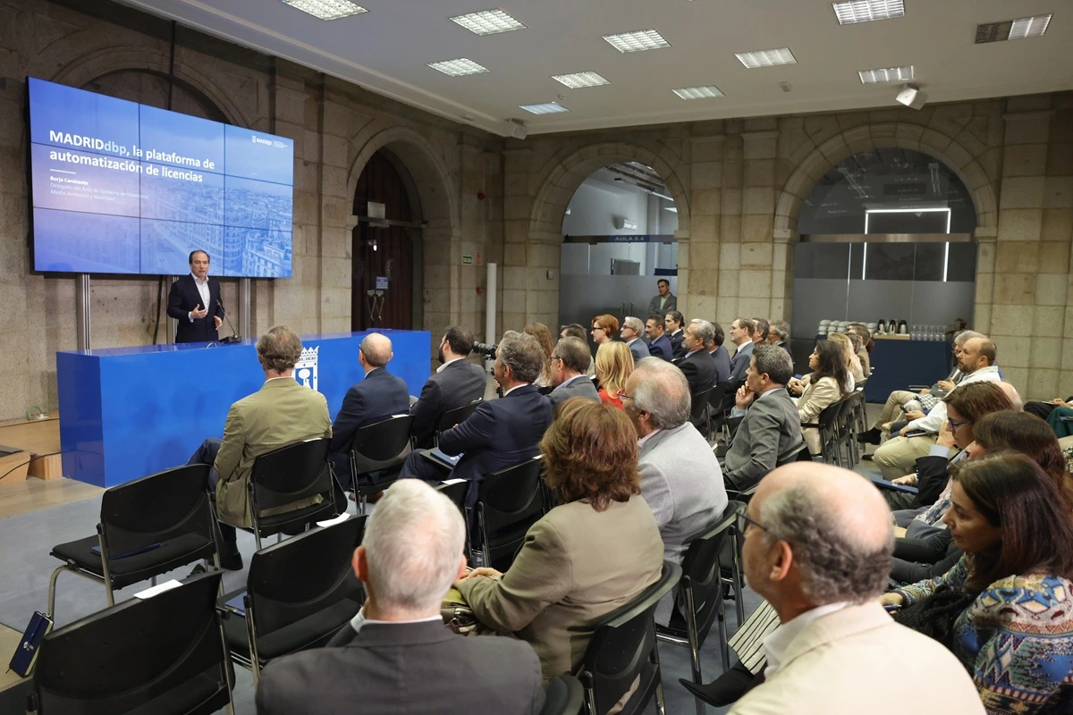 Carabante en momento de la presentación de MADRIDdbp ok